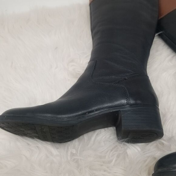 Tall Franco Sarto Leather Boots. Sz 6 - Picture 11 of 16